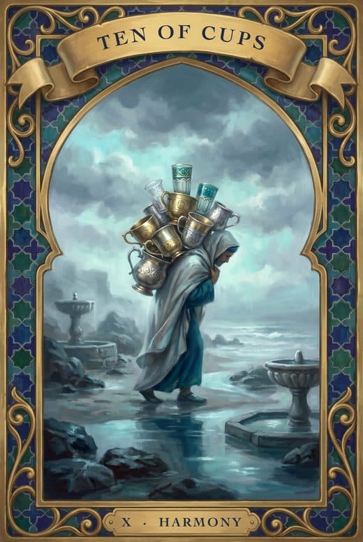Dix de Coupes, TEN OF CUPS