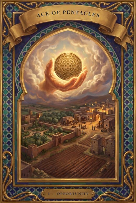 As de Deniers, ACE OF PENTACLES