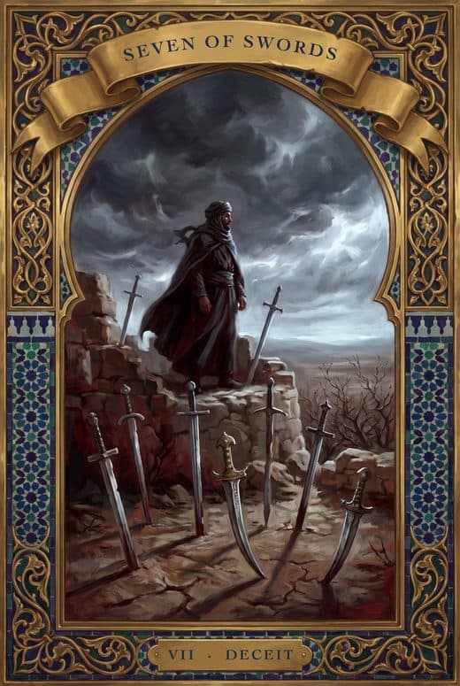 سبعة السيوف, SEVEN OF SWORDS