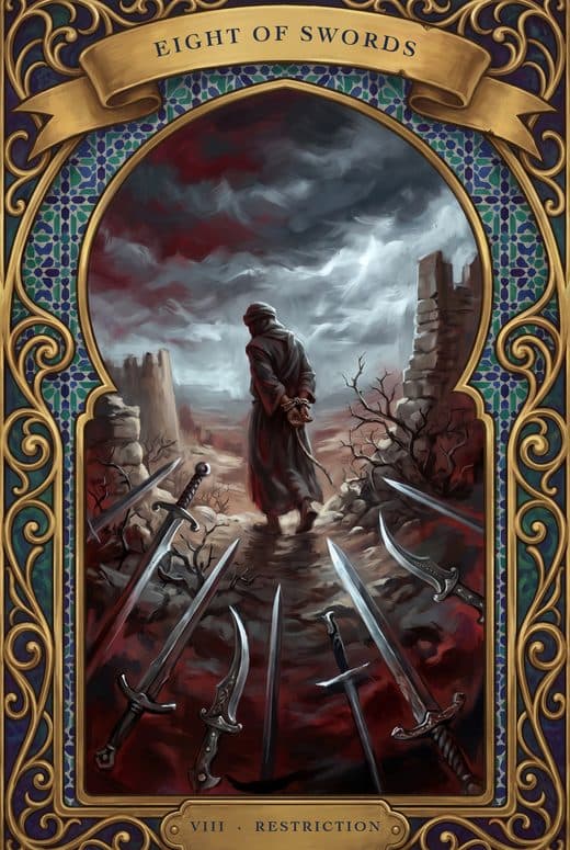 ثمانية السيوف, EIGHT OF SWORDS
